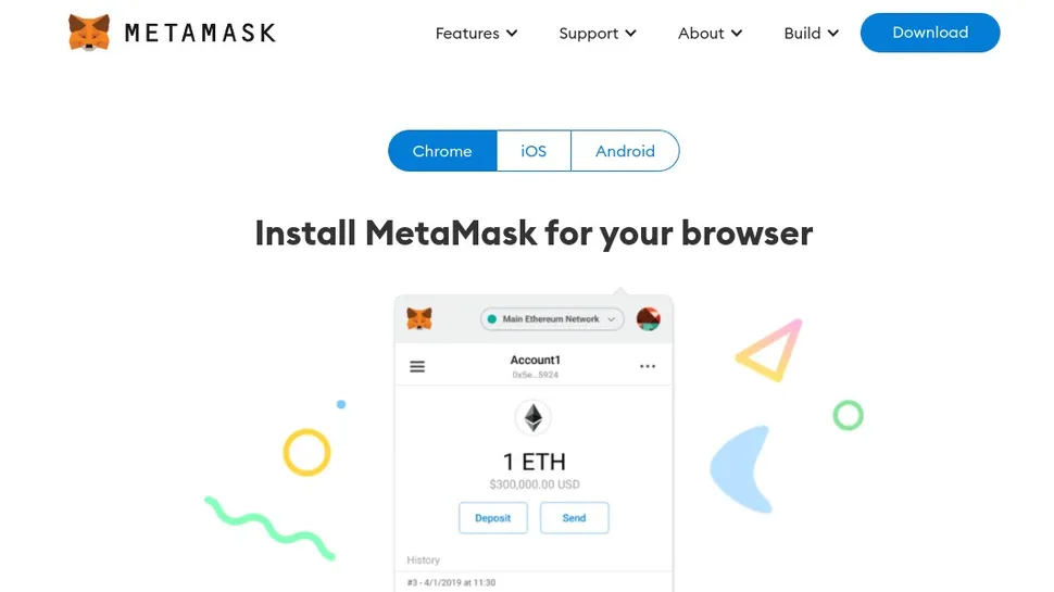 Installing MetaMask